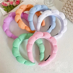Women's Hairband Towel Velvet Headband Sponge Headband