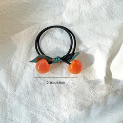 3pcs Cherry Hair Tie Hair Accessories Girls Headband High Elasticity