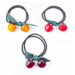 3pcs Cherry Hair Tie Hair Accessories Girls Headband High Elasticity