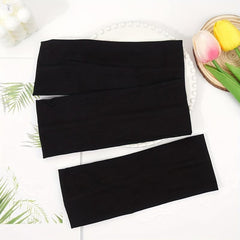 3pcs Solid Headband Elastic Soft Head Wrap Hair Accessories