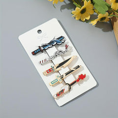 Cosplay Hair Clips Alloy Hair Accessories for Party