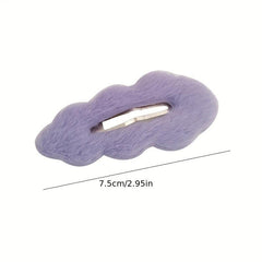 5pcs Wavy Hair Clip Alloy Snap Clip - Solid Style