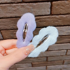 5pcs Wavy Hair Clip Alloy Snap Clip - Solid Style