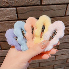 5pcs Wavy Hair Clip Alloy Snap Clip - Solid Style