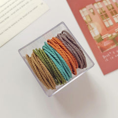 50pcs Hair Tie Elastic Hair Rope Female Hair Band Elastic Hair Ties