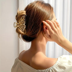 3pcs Butterfly Hair Claw Hollow Out Hair Clip Banana Clip Hair Styling Accessory