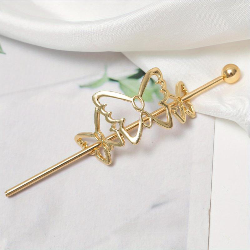 Metal Butterfly Hairpin Hair Stick Headdress Hair Accessories