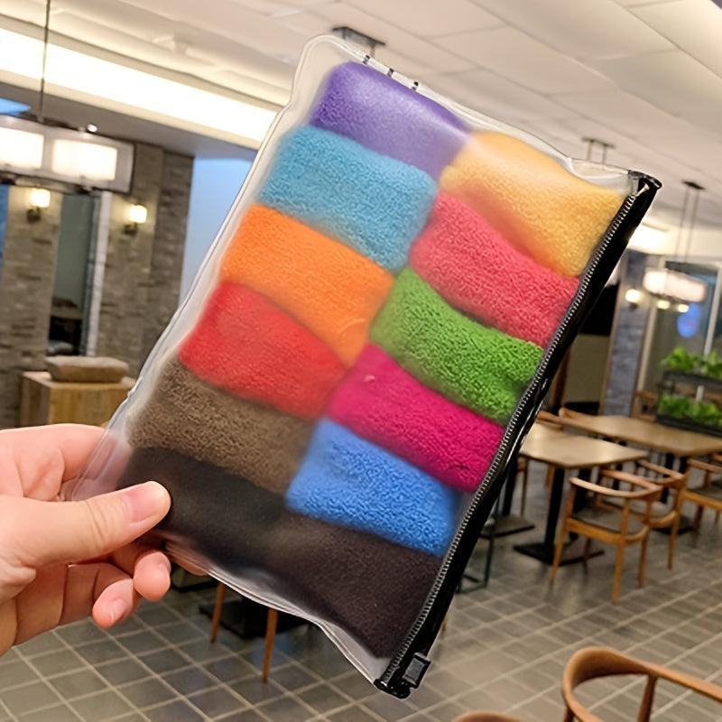 12pcs Plush Scrunchie Hair Tie Headwear Hair Accessory Ponytail Holder