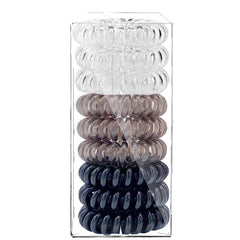 9pcs Spiral Hair Ties For Women Girls Rubber Hair Bands Gum Hair Coils