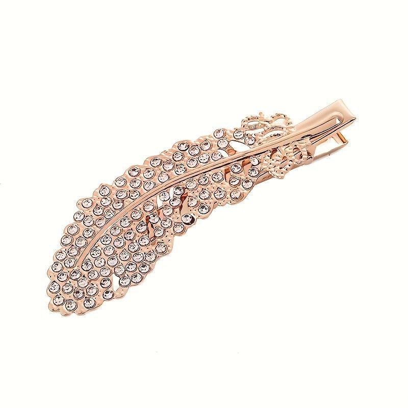 6pcs Rhinestone Pearl Hair Clip Bobby Pin Set Women's Head Jewelry