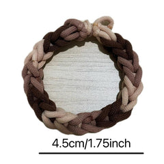 Multicolor Braided Hair Tie Bracelet Pride Month Hair Rope