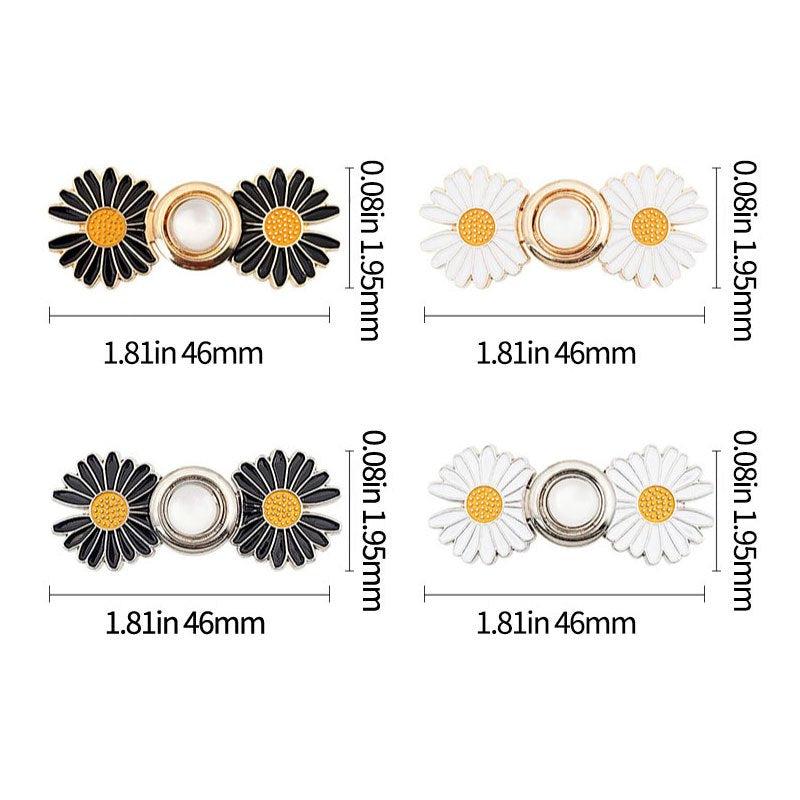 Floral Waist Buckle in Various Colors for Jeans and Casual Pants