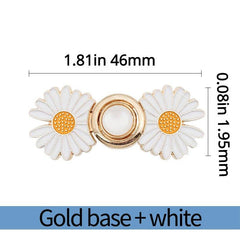 Floral Waist Buckle in Various Colors for Jeans and Casual Pants