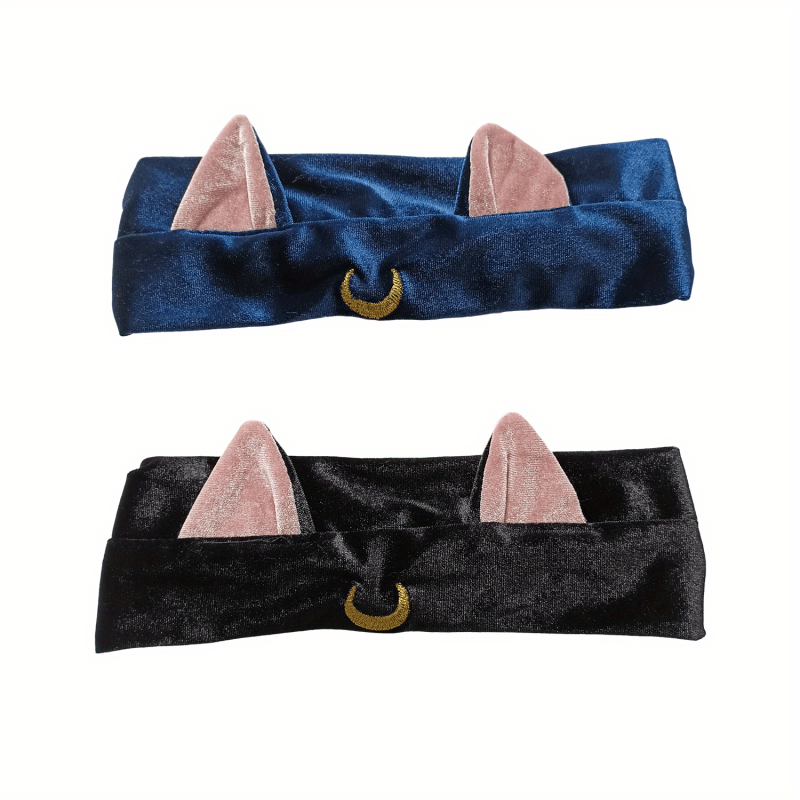 Embroidery Cat Ears Headband for Women