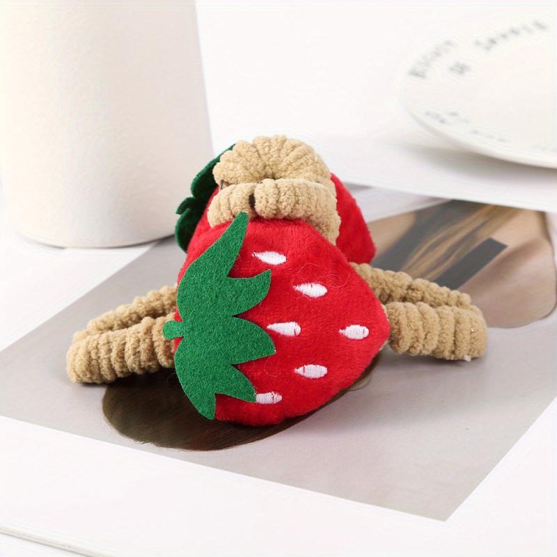 Strawberry Plush Hair Claw Clips Fruit Cherry Hairpin Barrettes