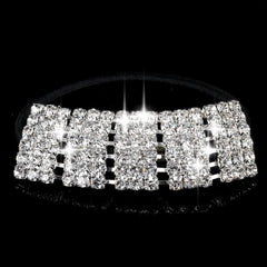 Rhinestone Hair Tie Ponytail Holder Rubber Band Accessories
