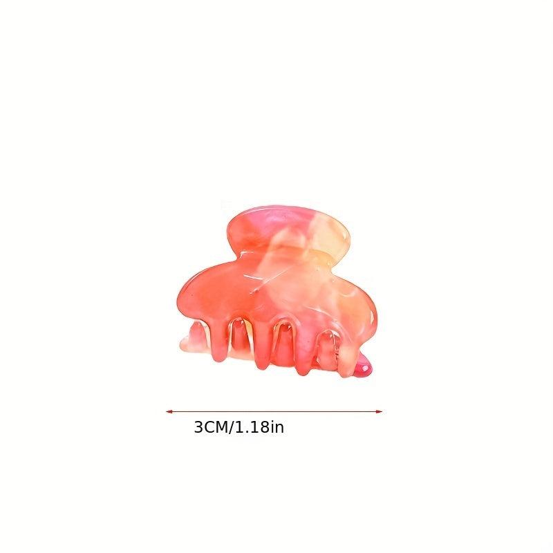 Small Hair Claw Sweet Side Clip Retro Hair Claw College Style Hair Clip