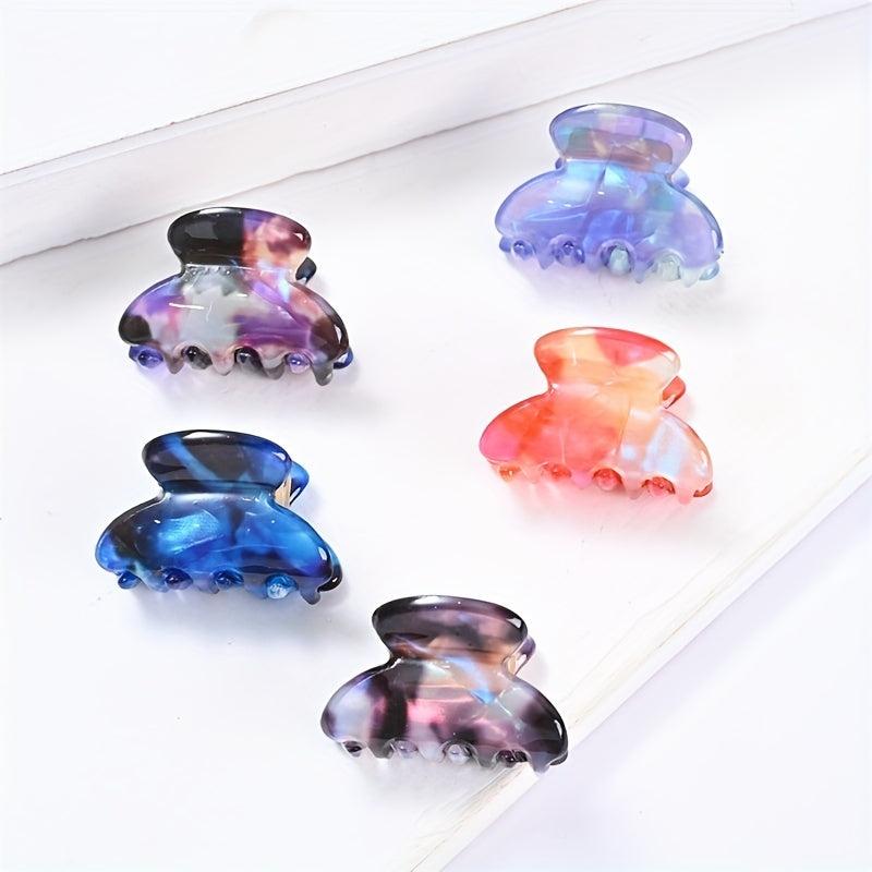Small Hair Claw Sweet Side Clip Retro Hair Claw College Style Hair Clip