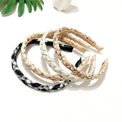 4pcs Twist Braided Headband Hair Hoop Hair Accessories for Women Girls