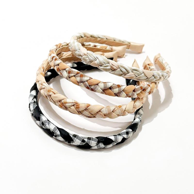 4pcs Twist Braided Headband Hair Hoop Hair Accessories for Women Girls