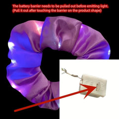 Luminous LED Scrunchie Y2K Hair Accessory