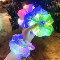 Luminous LED Scrunchie Y2K Hair Accessory