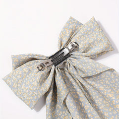 Floral French Barrette Hair Clip Long Tail Non Slip Decoration