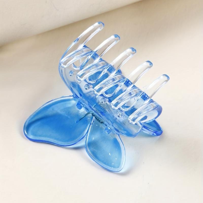 Gradient Butterfly Hair Claw Ponytail Holder for Women