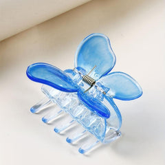 Gradient Butterfly Hair Claw Ponytail Holder for Women