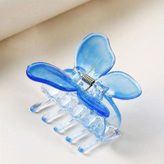 Gradient Butterfly Hair Claw Ponytail Holder for Women