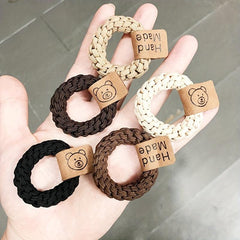 Elastic Bear Pattern Hair Tie for Women Girls