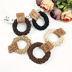 Elastic Bear Pattern Hair Tie for Women Girls