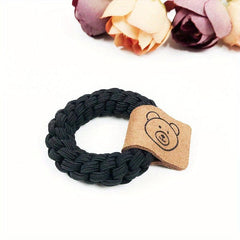 Elastic Bear Pattern Hair Tie for Women Girls
