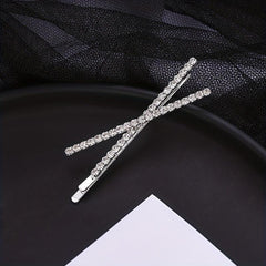 Cross Rhinestone Hair Clip Pin Bobby Pin Hair Slides Clip