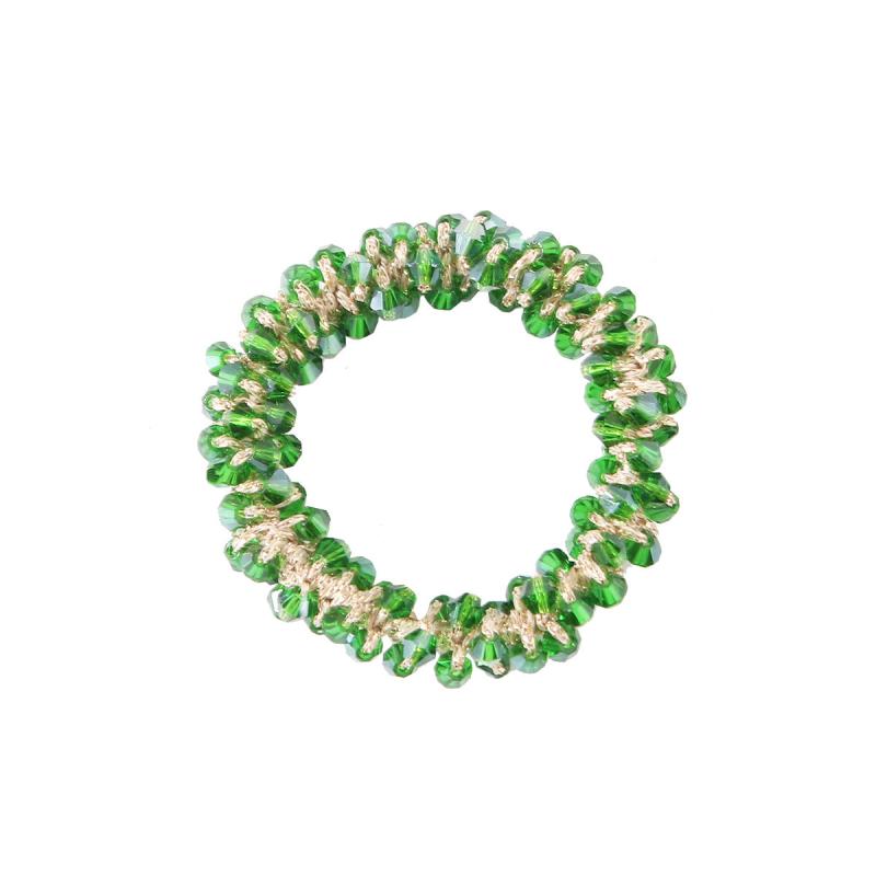 Rhinestone Hair Tie Elastic Ponytail Holder for Women Girls