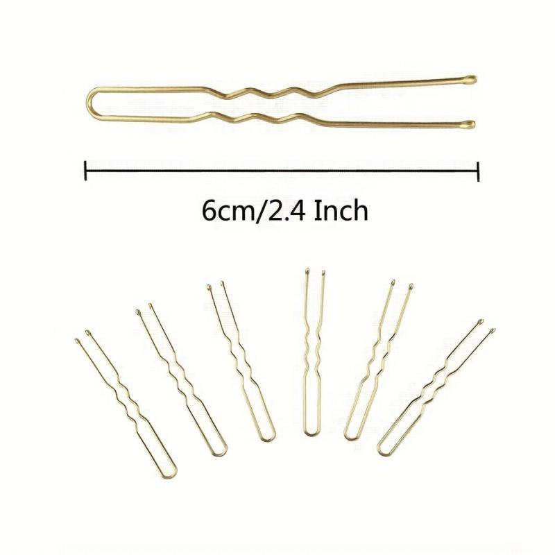 50 Pcs U-Shaped Hair Clip Bobby Pin for Women Girls Hair Styling