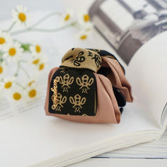 Vintage Fabric Bowknot Hairclip for Women