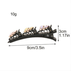 Satin Fabric Hair Bands Butterfly Hair Clip 
