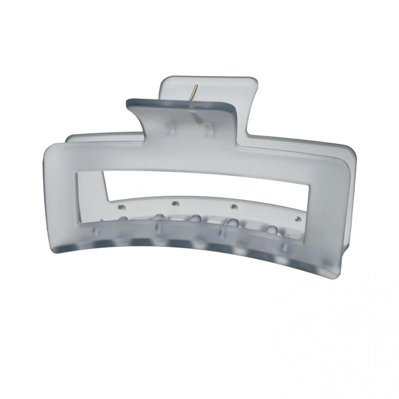 Frosted Hollow Rectangle Hair Claws for Girls Women Hair Accessories