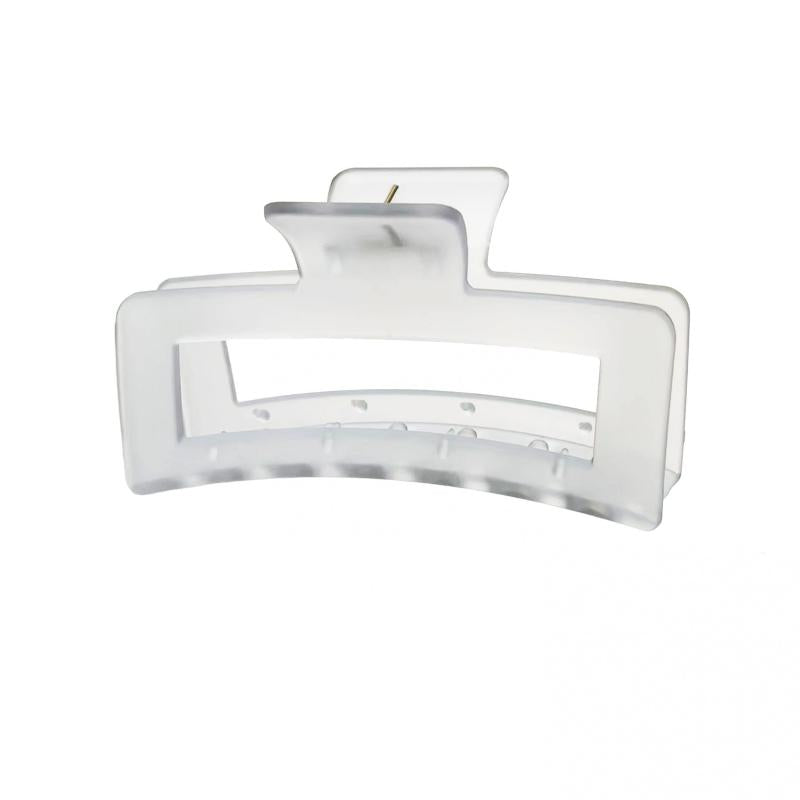 Frosted Hollow Rectangle Hair Claws for Girls Women Hair Accessories