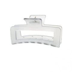Frosted Hollow Rectangle Hair Claws for Girls Women Hair Accessories