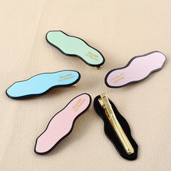 5pcs Acrylic Skateboard Shape Hair Clip Side Clip Hair Accessories