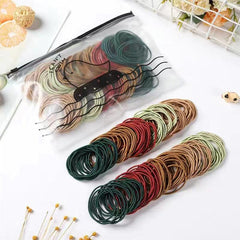 Colorful Rubber Band Hair Rope Women's Head Accessory
