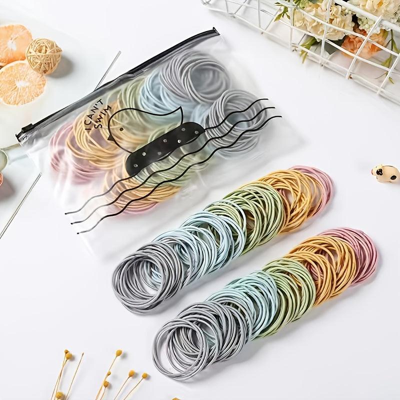 Colorful Rubber Band Hair Rope Women's Head Accessory
