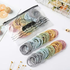 Colorful Rubber Band Hair Rope Women's Head Accessory