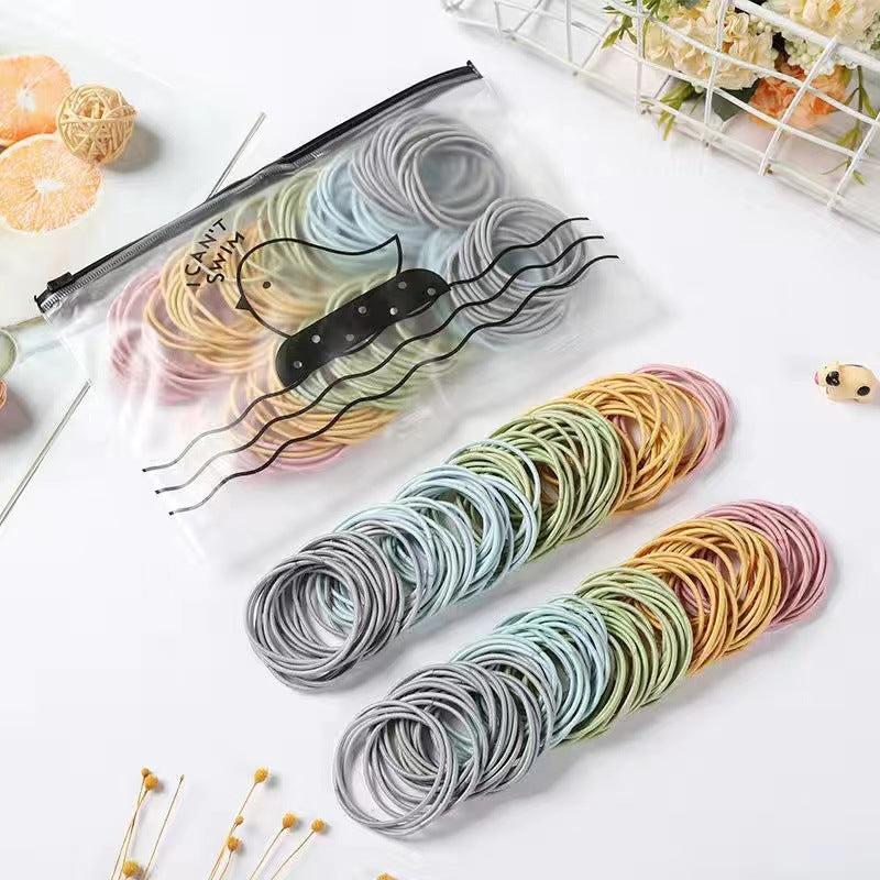 Colorful Rubber Band Hair Rope Women's Head Accessory