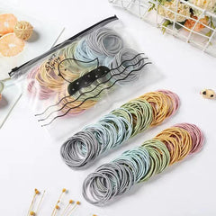 Colorful Rubber Band Hair Rope Women's Head Accessory