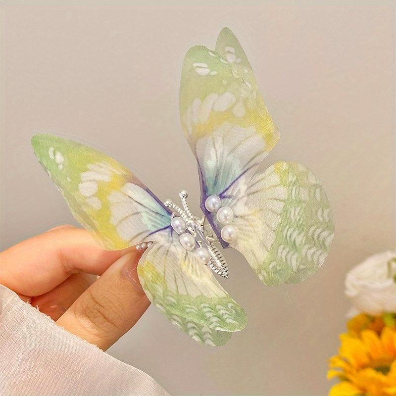 Colorful Butterfly Hair Clip for Children's Day