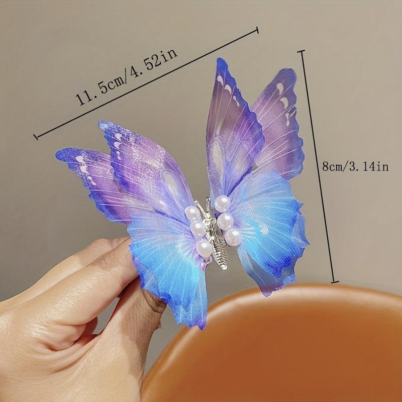 Colorful Butterfly Hair Clip for Children's Day