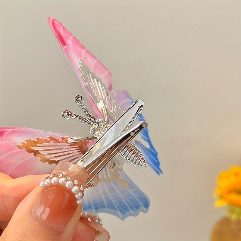 Colorful Butterfly Hair Clip for Children's Day